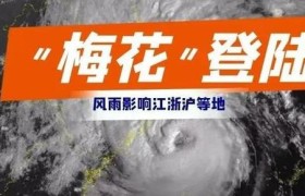 台风“梅花”登陆浙江舟山普陀