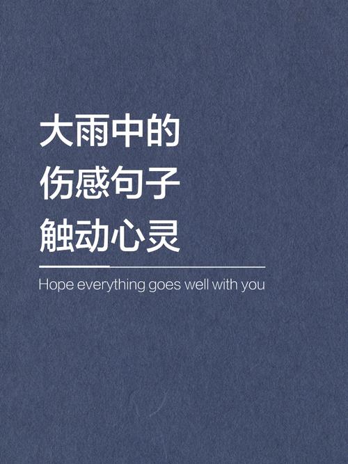 形容大雨的句子