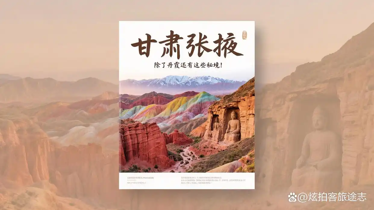 甘肃张掖必去的几个地方，除了七彩丹霞还有这些秘境！