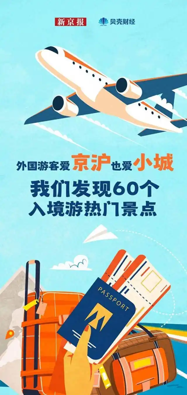 数读｜我们发现60个入境游热门景点 外国游客爱京沪也爱小城