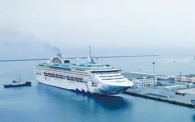 “梦想”号邮轮全年在大连运营圆满收官